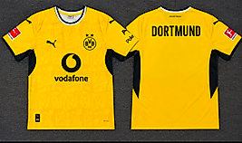 Sarı Siyah Futbol Taraftar Tişörtü DORTMUND