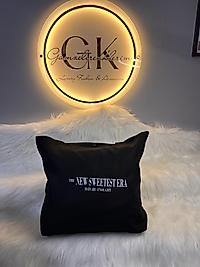 Kadın Siyah Tote Çanta Günlük Kullanım Omuz Çantası Geniş Bez Çanta