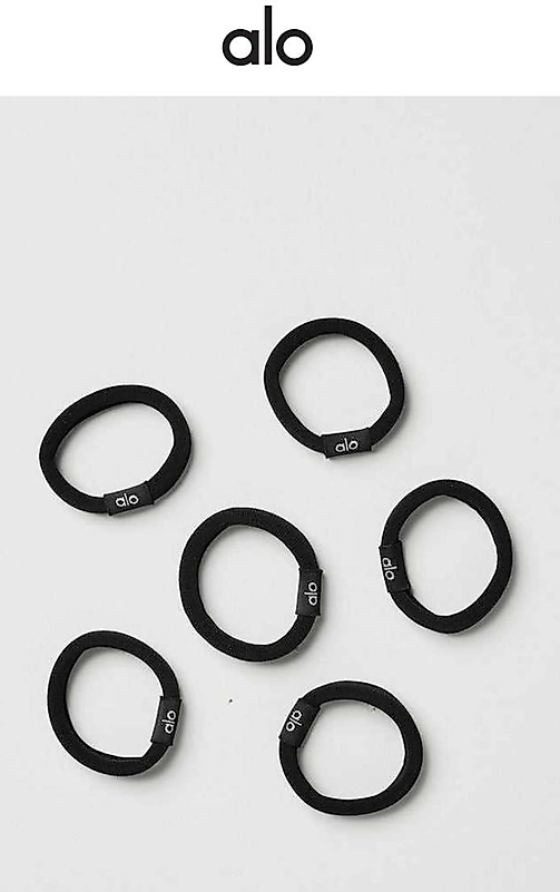 YOGA SPOR TOKASI - SİYAH LASTİK TOKA (AloYazılı)