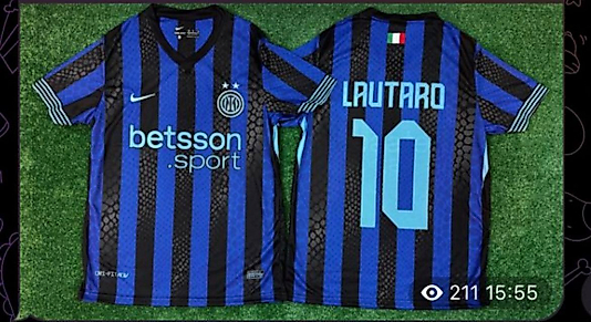 Inter 2023/24 Yeni Sezon Lautaro Martinez Forma TİŞÖRT
